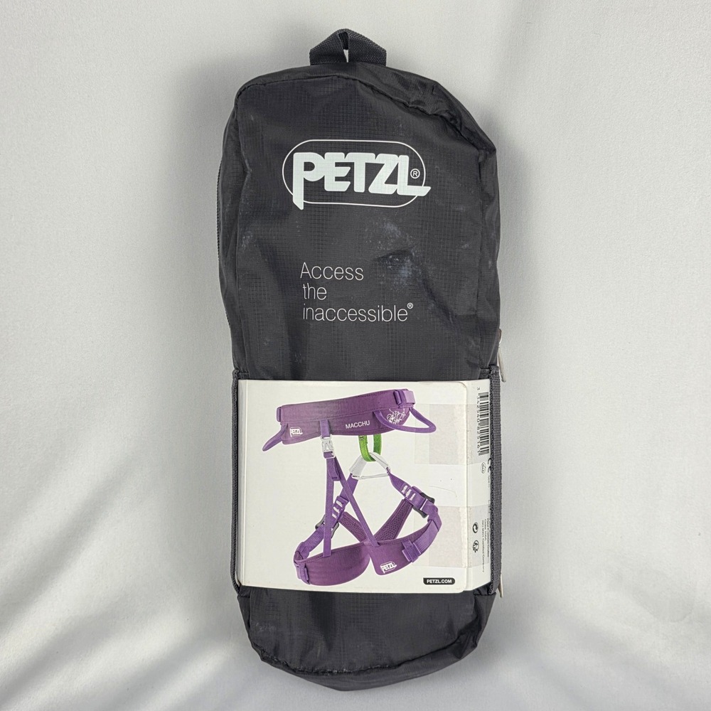 Petzl Macchu Kids Adjustable Seat Climbing Harness Violet C015AA01 Purple NEW
